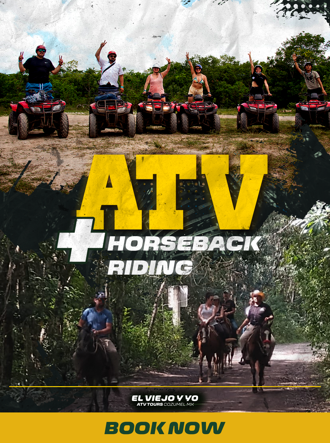 ATV + Horseback Riding Adventure in Cozumel